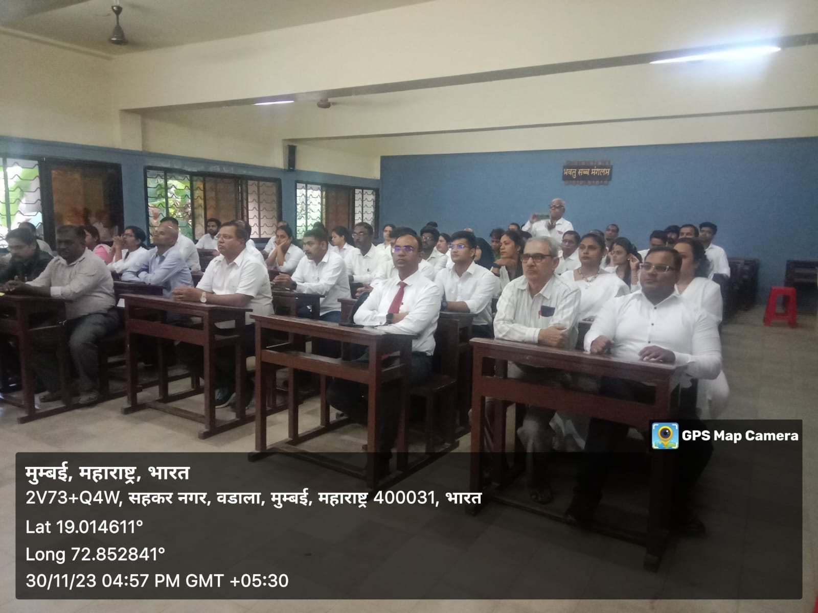 Real smart classroom at Dr. Ambedkar College of Law
