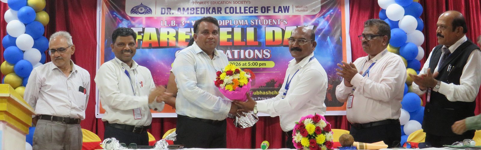 College programme newspaper cutout